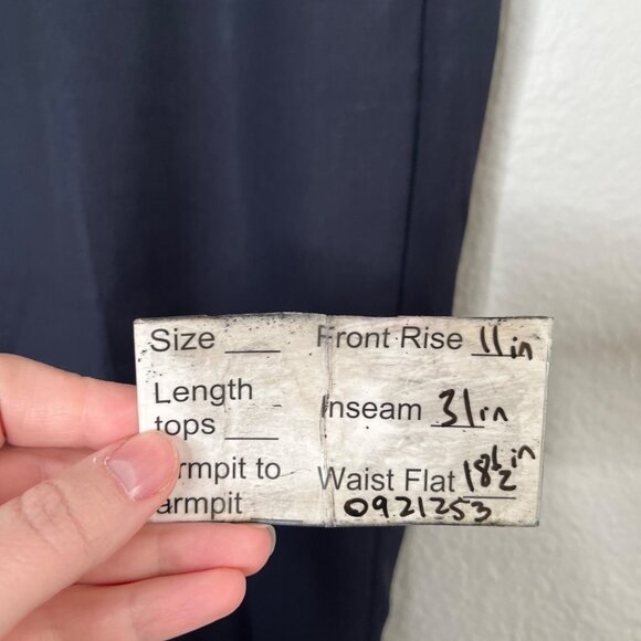 Hugo Boss Mens Navy Blue Virgin Wool Dress Suit Pants Size 36R - Picture 14 of 14